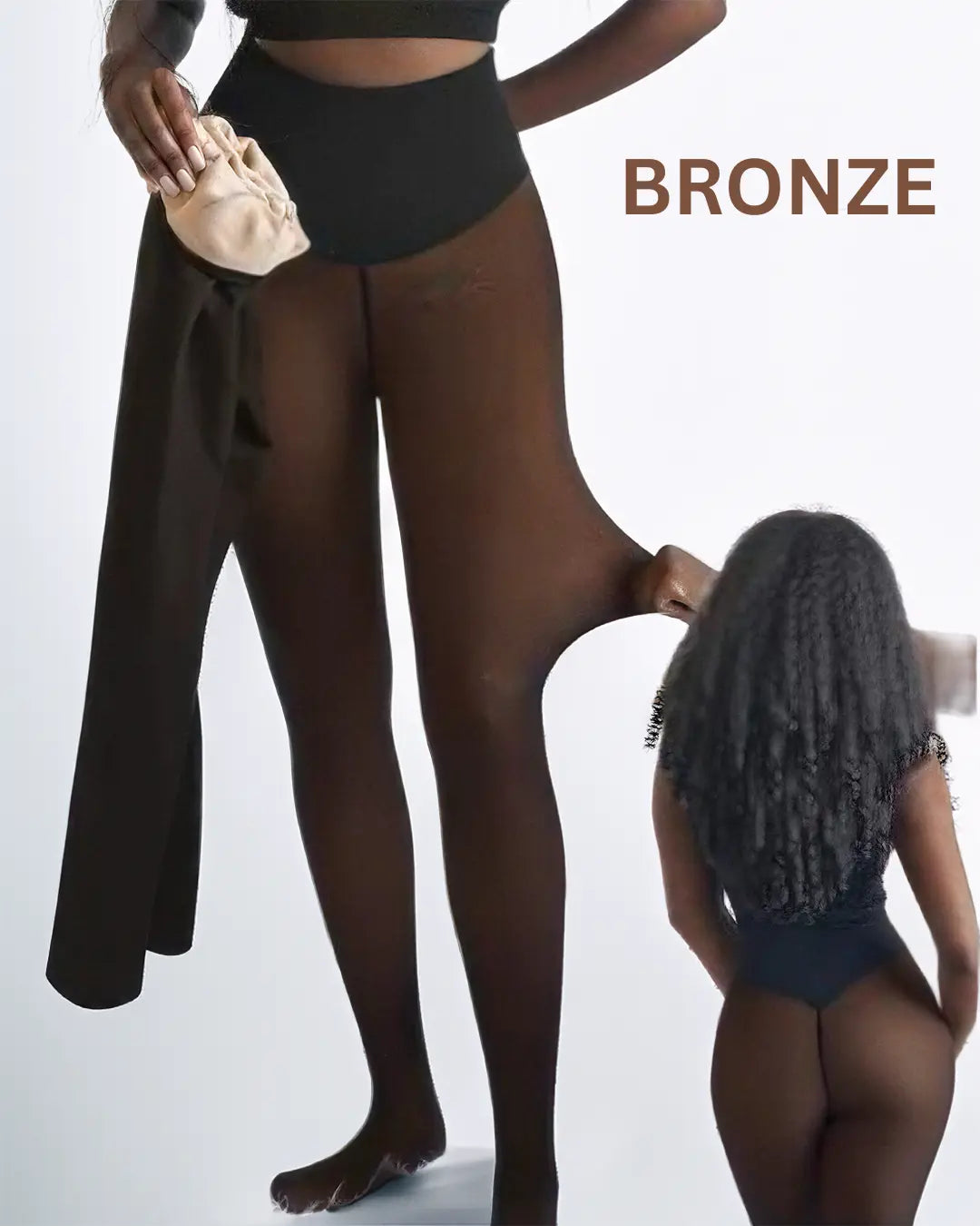 Raggiva Thermo-Leggings – Bronze – Model