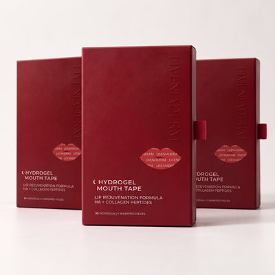 Drei Packungen Liveniaderm Hydrogel Lippen-Nachtpflaster