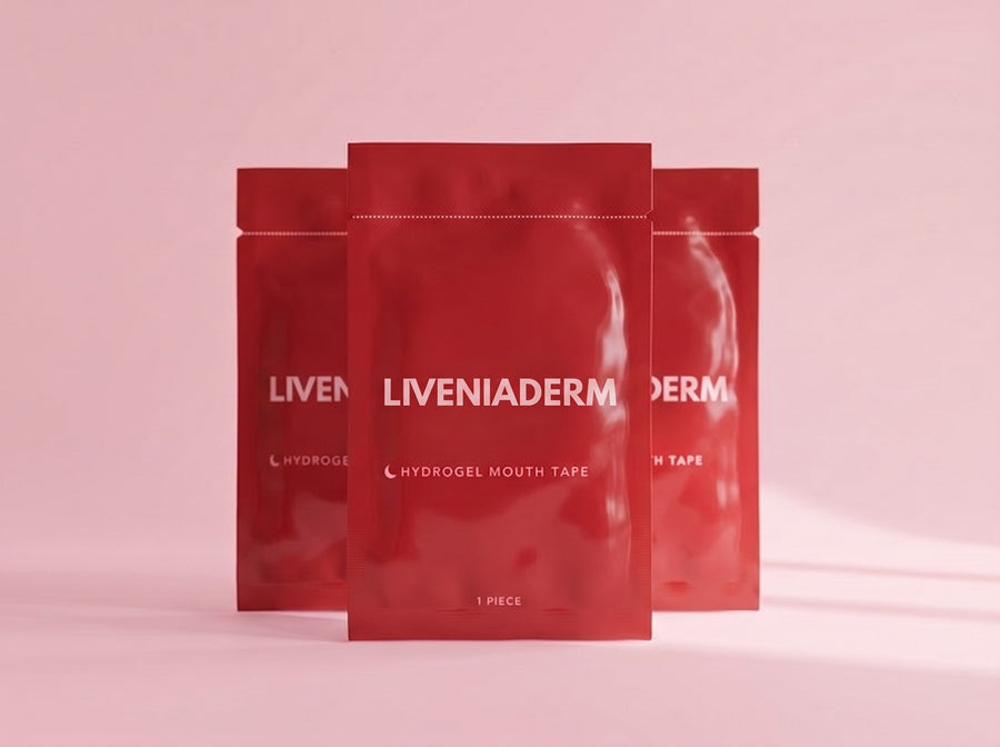 Einzeln versiegelte Hydrogel Lippen-Nachtpflaster von Liveniaderm